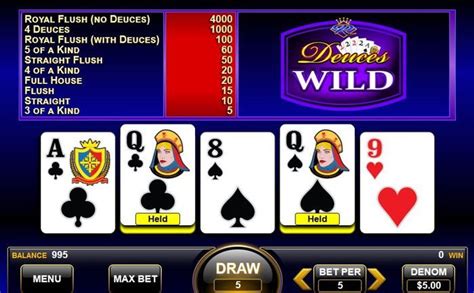 play deuces wild video poker|Deuces Wild Video Poker – Free to Play Online Video Poker.